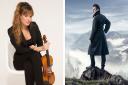 Left: Nicola Benedetti is the soloist in Bruch’s G minor Concerto, appearing with the Scottish Chamber Orchestra  in the Usher Hall on August 22. Photo: Simon Fowler
Right:  Alan Cumming as Robert Burns Photo: Lawrence Winram