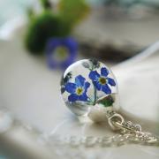 Bloomin’ Beautiful – Forget-me-not necklace, £65, Botanic Isles botanicisles.com